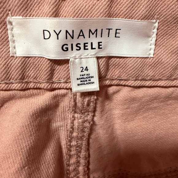 Dynamite High Rise Pink Jeans - Picture 3 of 7